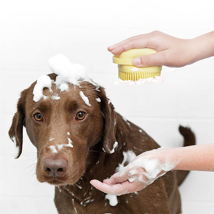 Escova Macia de Silicone para Pets