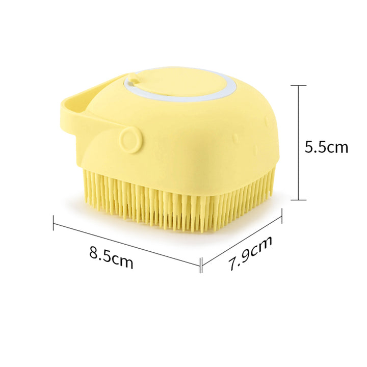 Escova Macia de Silicone para Pets