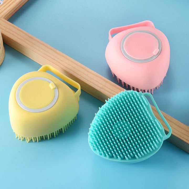 Escova Macia de Silicone para Pets