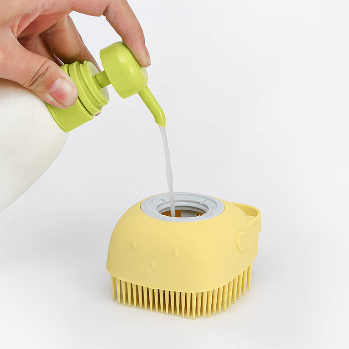 Escova Macia de Silicone para Pets